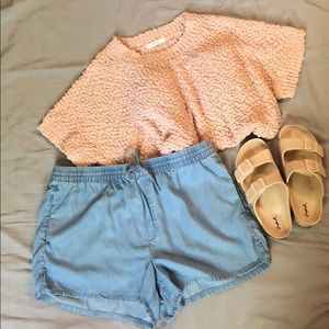 GAP Chambray Denim Shorts 3.5” Large